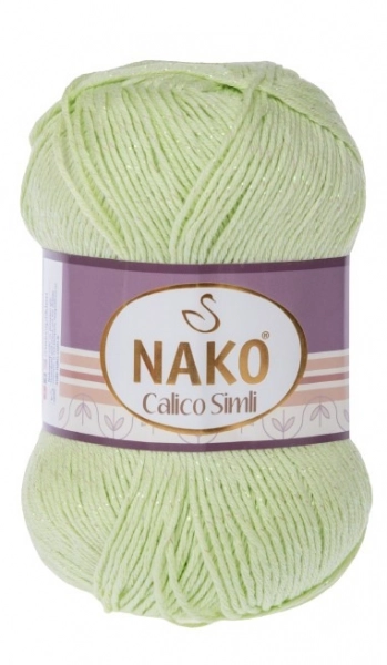 Pletací příze Calico Simli 6707 - zelená