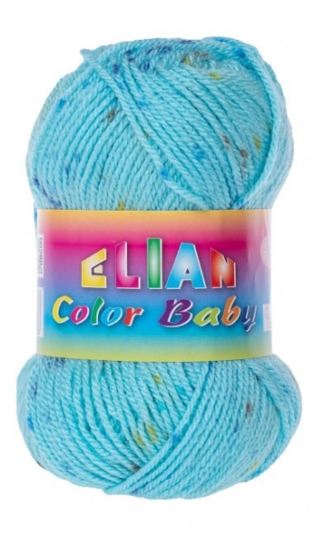 VSV Pletací příze Elian Color Baby - 138 modrá