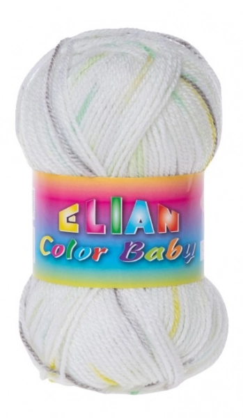 VSV Pletací příze Elian Color Baby - 332 zelená