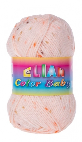 VSV Pletací příze Elian Color Baby - 741 oranžová