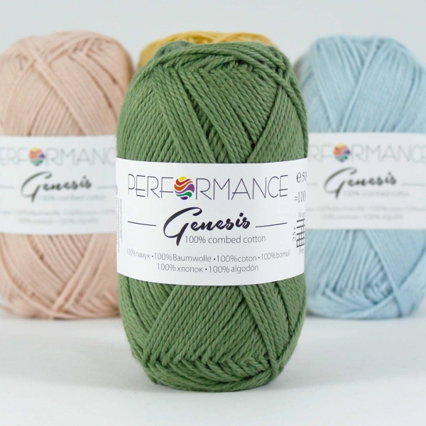 Performance Bavlněná příze Genesis 2178 - zelená 50g 110m