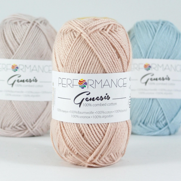 Performance Bavlněná příze Genesis 3003 - béžová 50g 110m