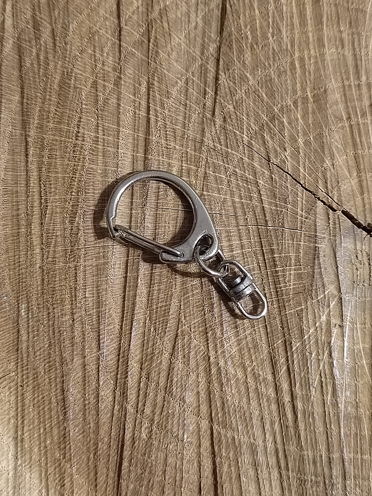 Kovová karabinka 18x40 mm barva nikl