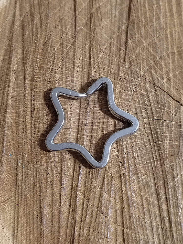 Kroužek na klíče Ø34 mm hvězda