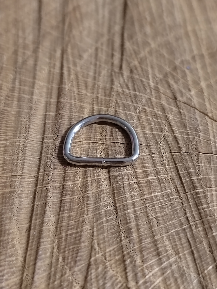 Polokroužek šíře 12 mm barva nikl
