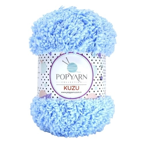 POPYARN Příze Kuzu B05 - modrá, 100g 100m