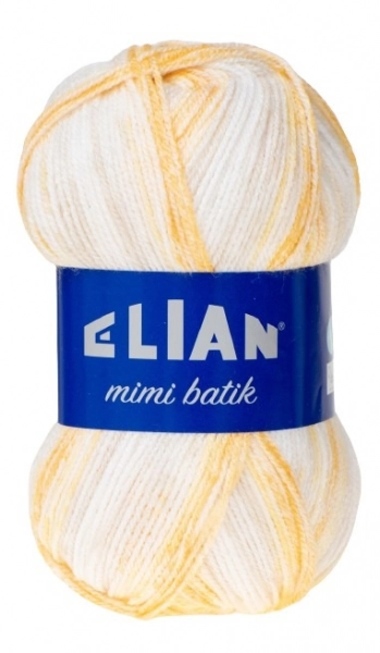 VSV Pletací příze Elian Mimi batik 32462 - žlutá