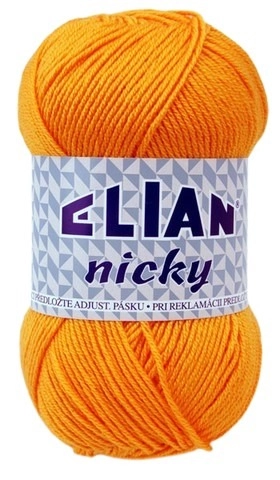VSV Pletací příze Elian Nicky 1014 - oranžová