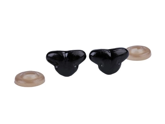 Bezpečnostní čumák 11x17 mm černá - prodáváme po 5 kusech