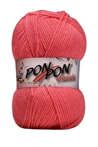 Pletací příze PONPON Classic 230 - růžová