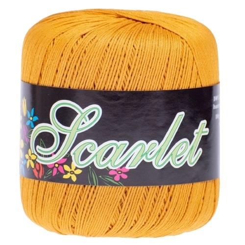 VSV Háčkovací příze Scarlet 3215 - žlutá