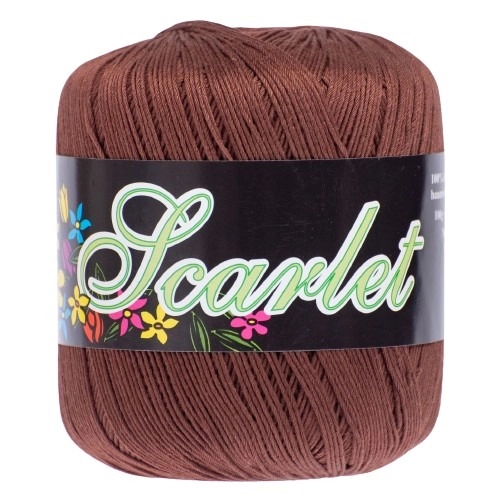 VSV Háčkovací příze Scarlet 3247 - hnědá
