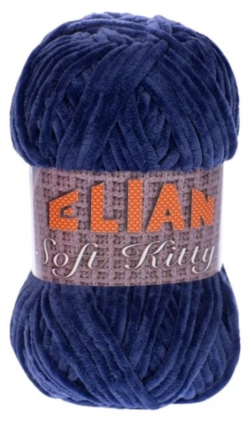 VSV Pletací příze Elian Soft Kitty 97448 - modrá