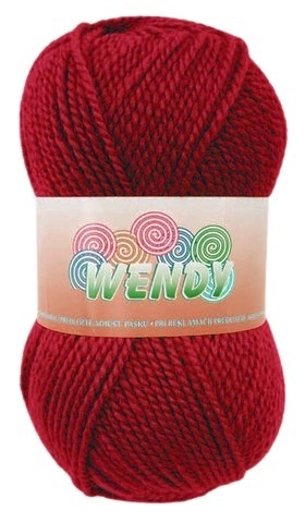 VSV Pletací příze Wendy 3252 - červená